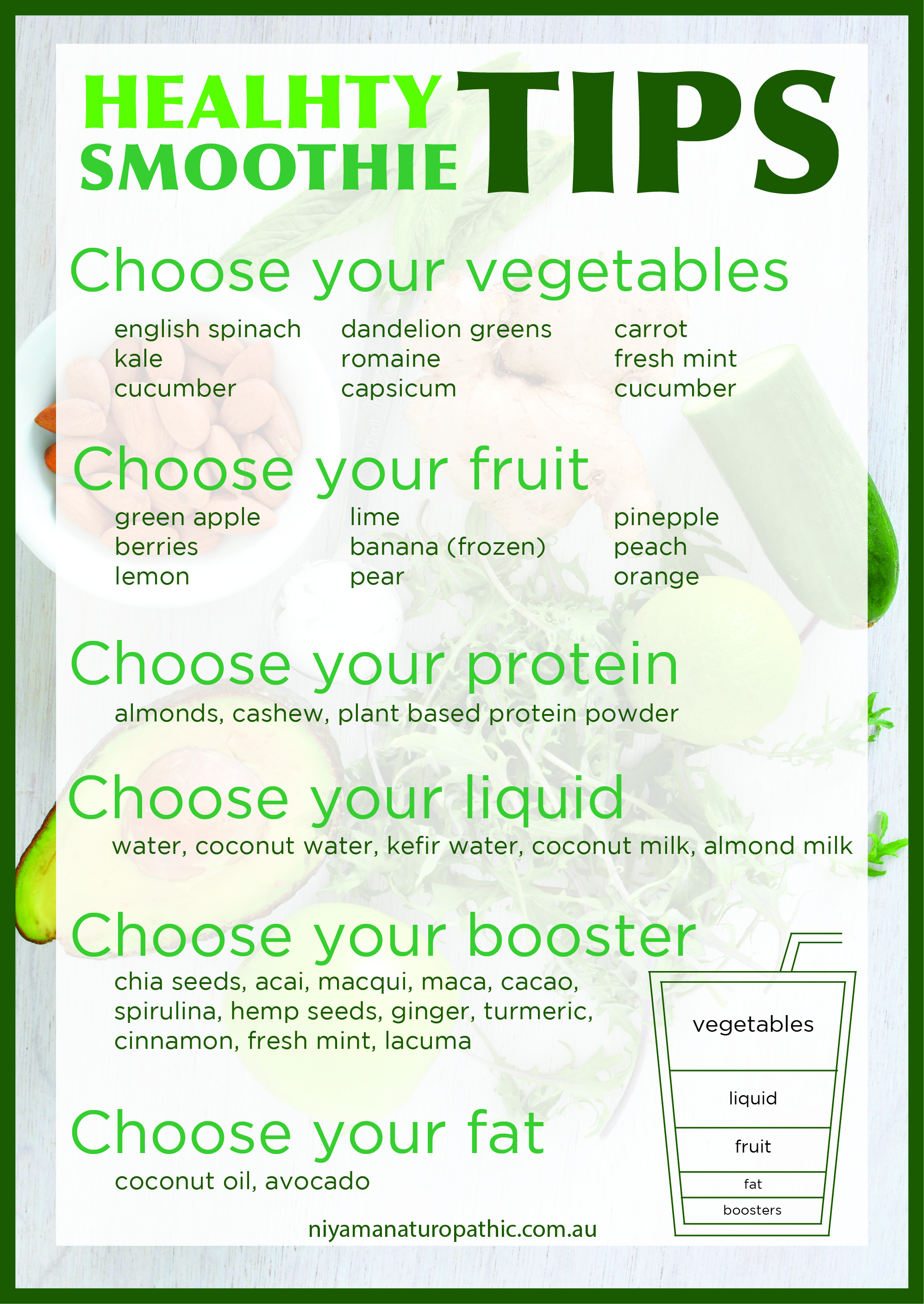 Healthy Smoothie Tips